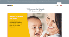 Desktop Screenshot of medela.ch