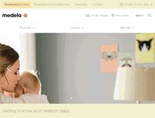 Tablet Screenshot of medela.ca